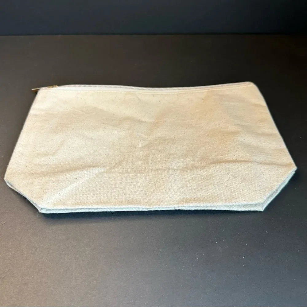 Top Design Canvas Bride Makeup Bag‎ 11x7x3.5
